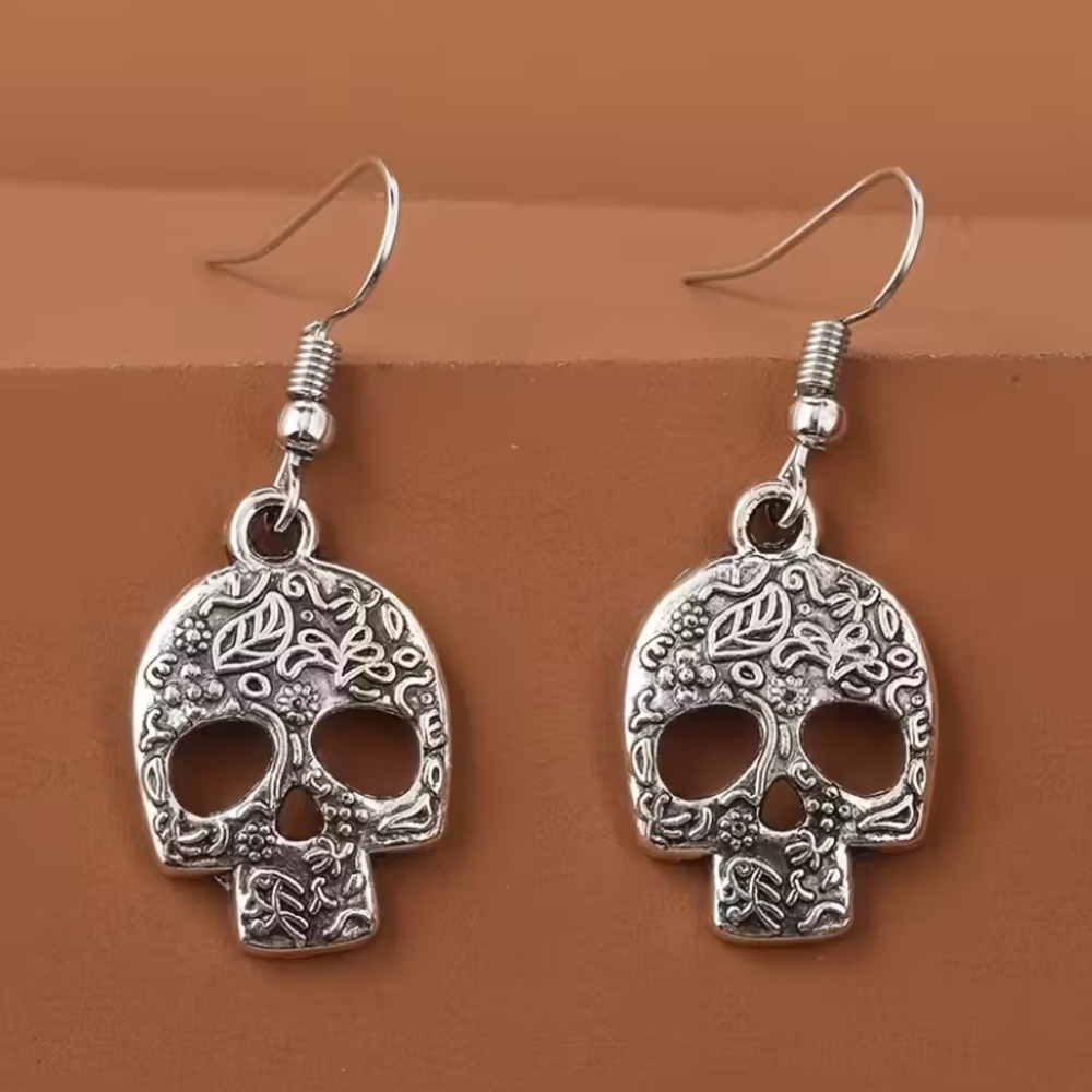 BOGO! The Whimsigoth Skull dangle Earrings - NEW Boutique